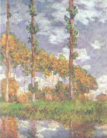 Claude Monet Poplars at Giverny china oil painting image